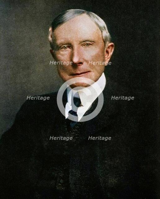 John D Rockefeller, American industrialist, late 19th century (1956). Creator: Unknown.