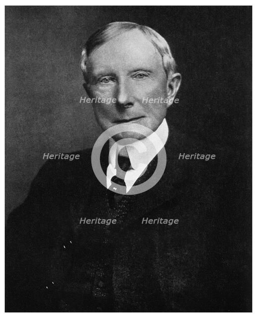 John D Rockefeller, American industrialist, late 19th century (1956). Artist: Unknown