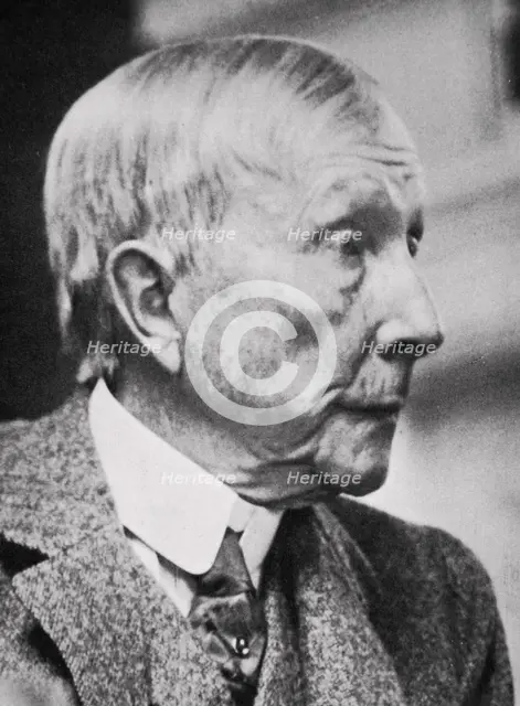 John D Rockefeller, American tycoon and philanthropist, in his later years, 20th century. Creator: Unknown.