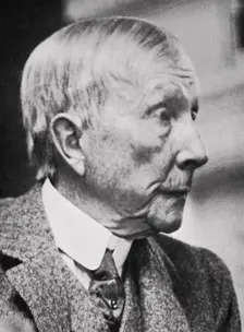 John D Rockefeller, American tycoon and philanthropist, in his later years, 20th century. Creator: Unknown