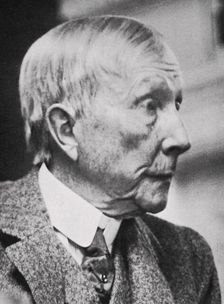 John D Rockefeller, American tycoon and philanthropist, in his later years, 20th century