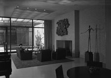 John D. Rockefeller III, residence at 252 E. 52nd St., New York City, 1950. Creator: Gottscho-Schleisner, Inc