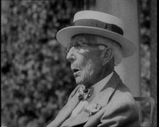 John D. Rockefeller Talking, 1930s. Creator: British Pathe Ltd