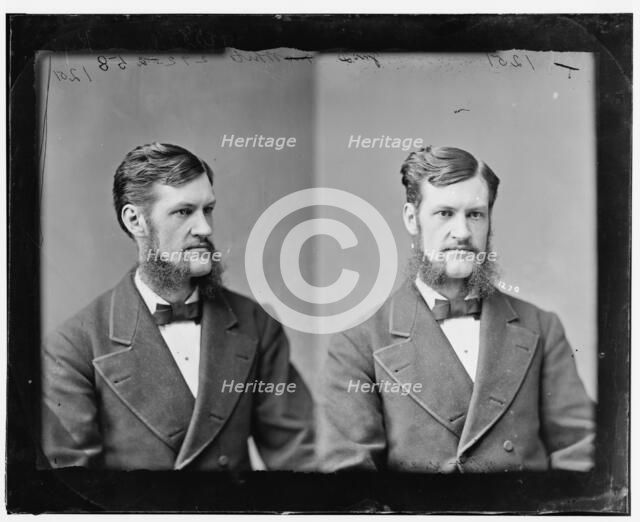 John D. White of Kentucky, 1865-1880. Creator: Unknown.