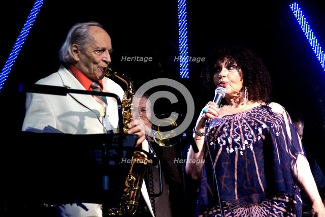John Dankworth and Cleo Laine, Brecon Jazz Festival, Powys, Wales. Artist: Brian O'Connor