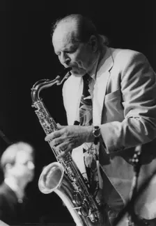 John Dankworth and the Dankworth Generation Band, Brecon, 1995. Creator: Brian Foskett