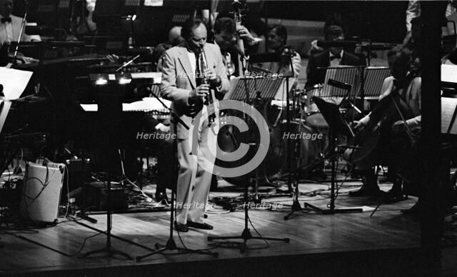 John Dankworth, Barbican, London, 1988.  Artist: Brian O'Connor.