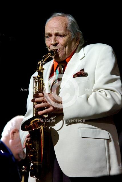 John Dankworth, Brecon Jazz Festival, Powys, Wales. Artist: Brian O'Connor