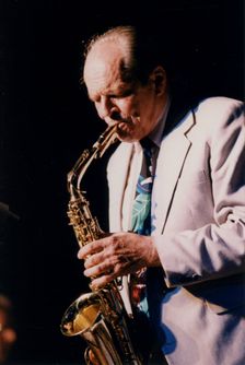 John Dankworth, Brecon Jazz Festival, Wales, 1995. Creator: Brian Foskett