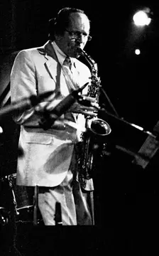 John Dankworth, Ronnie Scott's, 1990. Creator: Brian O'Connor