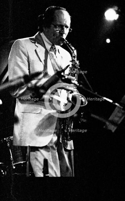 John Dankworth, Ronnie Scott's, 1990. Artist: Brian O'Connor.