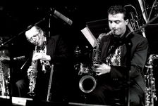 John Dankworth, Tim Garland, Ronnie Scott's, London. Artist: Brian O'Connor