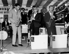 John Dankworth, Vic Ash and Art Ellefson, West Wickham, Kent, 1964. Creator: Brian Foskett