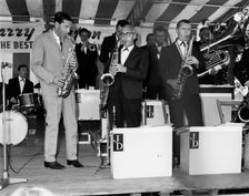 John Dankworth, Vic Ash and Art Ellefson, West Wickham, Kent, 1964. Creator: Brian Foskett