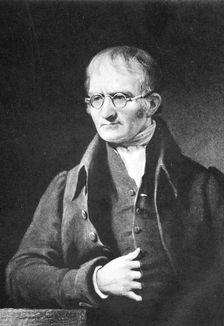 John Dalton, English chemist, c1834 (1902). Creator: Unknown
