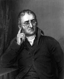 John Dalton, English chemist, c1860. Creator: Unknown