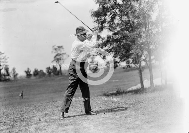 John Dalzell, Rep. from Pennsylvania, Golfing, 1911. Creator: Harris & Ewing.