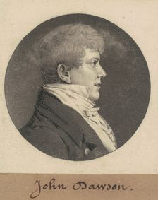 John Dawson, 1809. Creator: Charles Balthazar Julien Févret de Saint-Mémin
