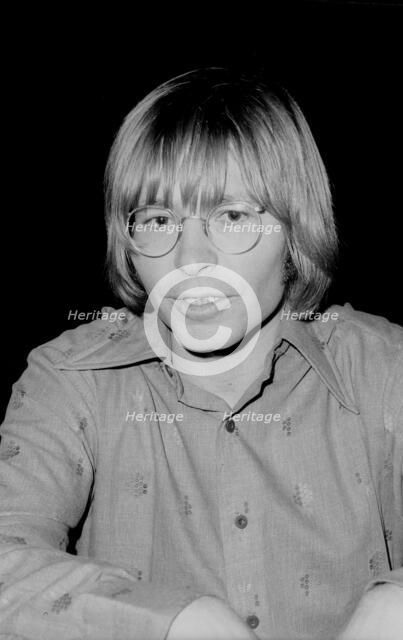 John Denver, Shepherds Bush, London, 1974. Artist: Brian O'Connor.