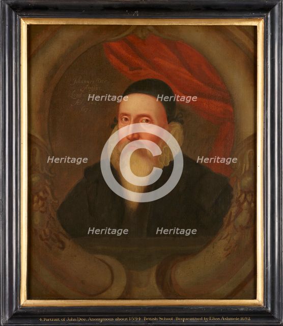 John Dee, c1594. Artist: Unknown.