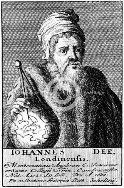 John Dee, English Alchemist, Geographer and Mathematician, c1590 (18th century). Artist: Unknown