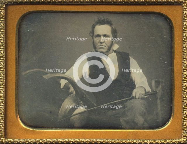 John Deere (1804-1886), 1850s. Artist: Anonymous  