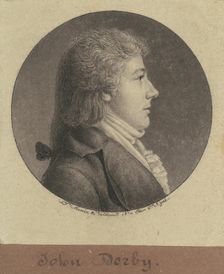 John Derby, 1796. Creator: Charles Balthazar Julien Févret de Saint-Mémin