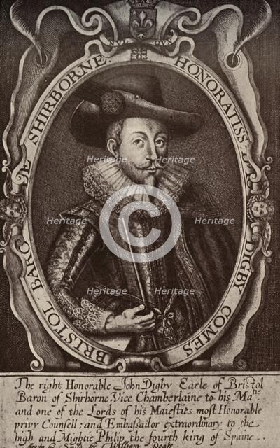'John Digby, First Earl of Bristol', early 17th century, (1911). Artist: Renold Elstrack.