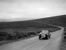 John Donald Barnes Autosports team Singer B37 at the MCC Torquay Rally, July 1937. Artist: Bill Brunell
