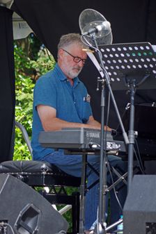 John Donaldson, Hexagonal, Battle Jazz Weekend, Battle, East Sussex, 24 July 2022. Creator: Brian O'Connor
