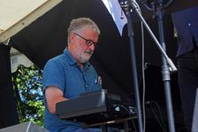 John Donaldson, Hexagonal, Battle Jazz Weekend, Battle, East Sussex, 24 July 2022. Creator: Brian O'Connor