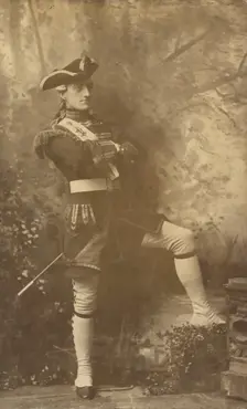 John Drew, Jr. as Captain Plume from "The Recruiting Officer", 1885. Creator: Napoleon Sarony