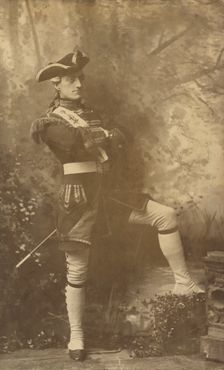 John Drew, Jr. as Captain Plume from "The Recruiting Officer", 1885. Creator: Napoleon Sarony