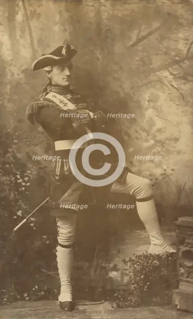 John Drew, Jr. as Captain Plume from "The Recruiting Officer", 1885. Creator: Napoleon Sarony.