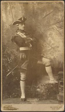 John Drew, Jr. as Captain Plume from "The Recruiting Officer", 1885. Creator: Napoleon Sarony