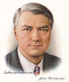 John Drinkwater, 1937. Artists: Unknown, WD & HO Wills