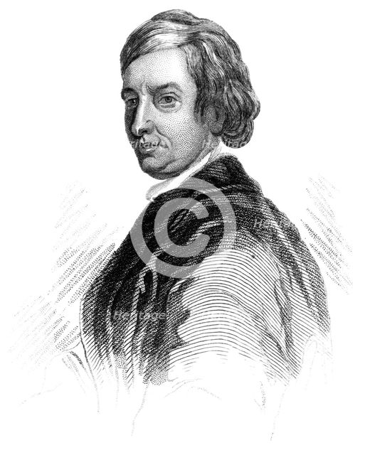 John Dryden, 17th century English poet, literary critic and playwright, (c1850). Artist: Unknown