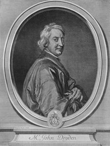 John Dryden c1700. Artist: Gerard Edelinck