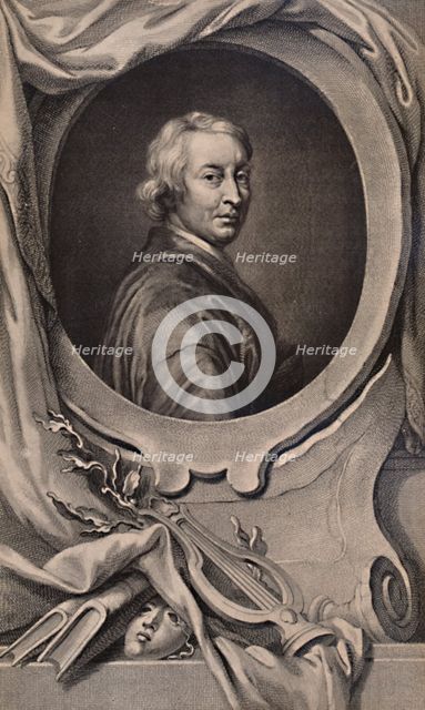 John Dryden, English poet and dramatist, c1743 (1894). Artist: Jacobus Houbraken.