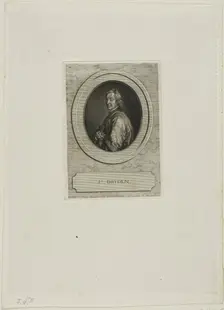 John Dryden, n.d. Creator: Jean-Baptiste de Grateloup