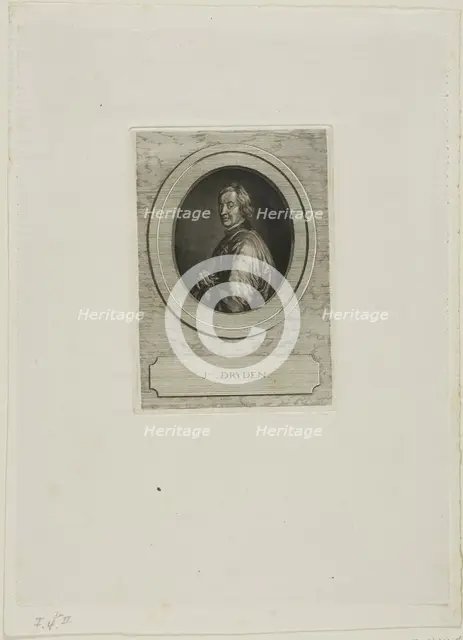 John Dryden, n.d. Creator: Jean-Baptiste de Grateloup.