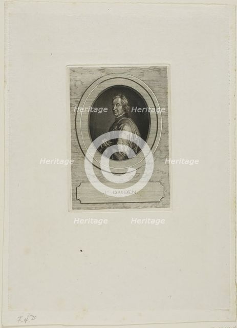 John Dryden, n.d. Creator: Jean-Baptiste de Grateloup.