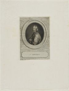 John Dryden, n.d. Creator: Jean-Baptiste de Grateloup