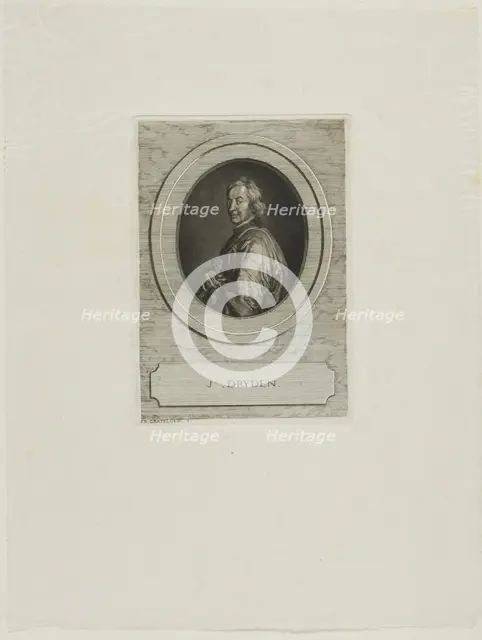 John Dryden, n.d. Creator: Jean-Baptiste de Grateloup.
