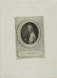 John Dryden, n.d. Creator: Jean-Baptiste de Grateloup
