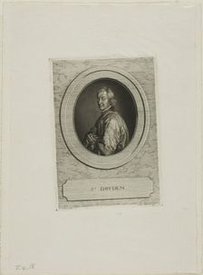John Dryden, n.d. Creator: Jean-Baptiste de Grateloup
