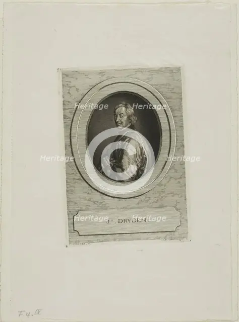 John Dryden, n.d. Creator: Jean-Baptiste de Grateloup.