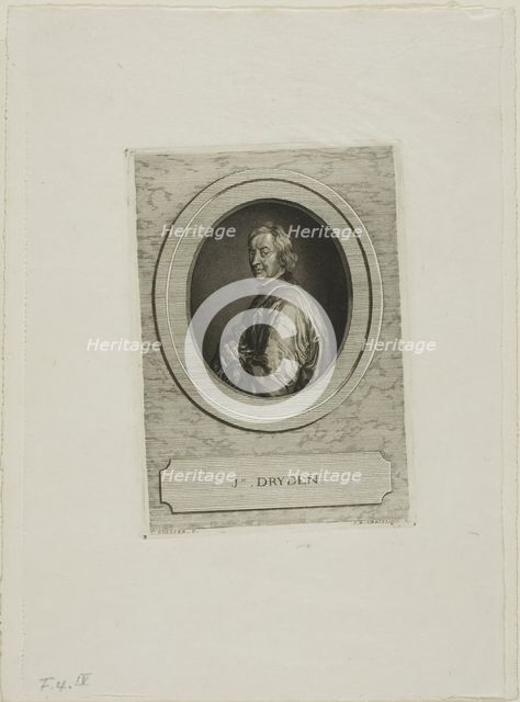 John Dryden, n.d. Creator: Jean-Baptiste de Grateloup.