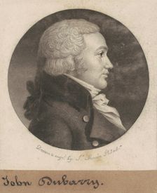 John Dubarry, 1802. Creator: Charles Balthazar Julien Févret de Saint-Mémin