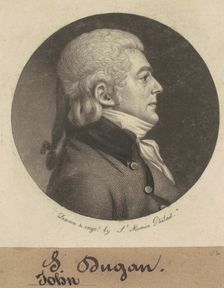 John Dugan, 1799. Creator: Charles Balthazar Julien Févret de Saint-Mémin